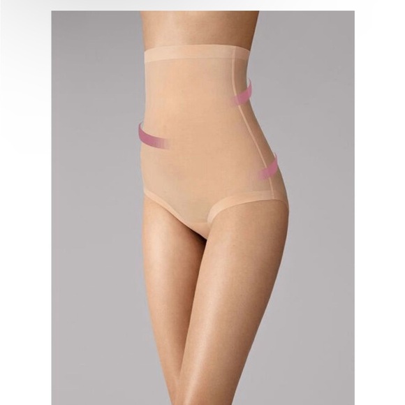 NWT Wolford Tulle Control Panty High Waist Nude 10 - Picture 1 of 13